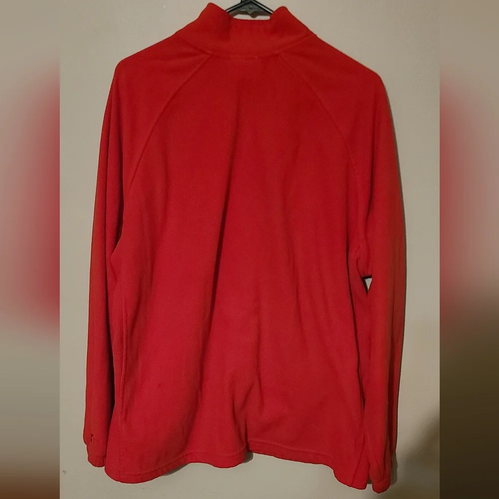 STARTER Men's Red Fleece Jacket Size XL 46-48